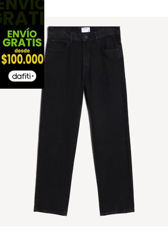 Jean Straight Negro  Para Hombre Negro Seven Seven Seven Seven