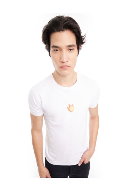 Camiseta Para Hombre Manga Corta Color Blanco Marca Seven Seven #45091489