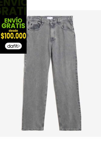 Jean Loose Tono Gris  Para Hombre Gris Seven Seven Seven Seven