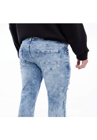 Jean Para Hombre Skinny Color Azul Claro Marca Seven Seven #45160493 Seven Seven