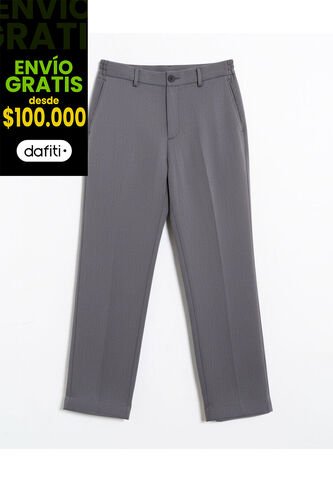 Pantalón Trouser Straigth  Para Hombre Gris Seven Seven Seven Seven