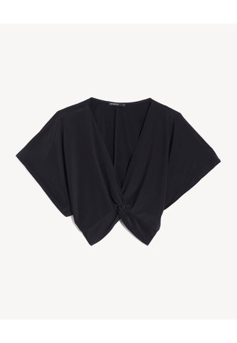 Blusa Para Mujer Manga Corta Color Negro Marca Seven Seven #28124108 Seven Seven
