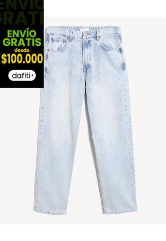 Jean Loose Tono Claro  Para Hombre Azul Seven Seven Seven Seven