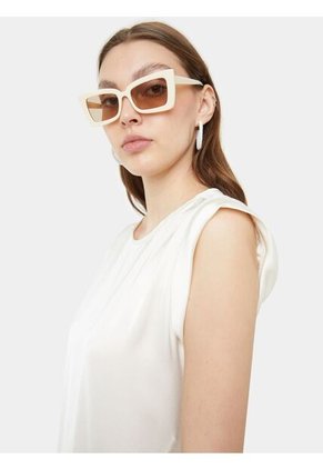 Blusa Para Mujer Manga Corta Color Crudo Marca Seven Seven #28123317