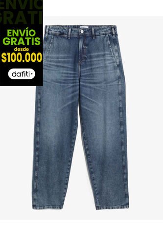 Jean Baggy Tono Oscuro  Para Hombre Azul Seven Seven Seven Seven