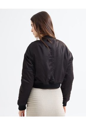 Chaqueta Para Mujer Bomber Color Negro Marca Seven Seven #28080961