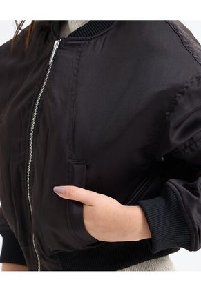 Chaqueta Para Mujer Bomber Color Negro Marca Seven Seven #28080961