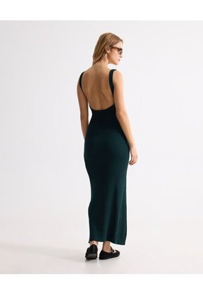 Vestido Para Mujer M/Sisa Largo Color Verde Marca Seven Seven #28171399