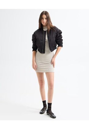 Chaqueta Para Mujer Bomber Color Negro Marca Seven Seven #28080961