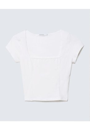 Camiseta Para Mujer Manga Corta Color Crudo Marca Seven Seven #28096104