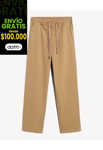 Jogger Straight  Para Hombre Camel Seven Seven Seven Seven