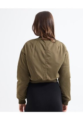 Chaqueta Para Mujer Bomber Color Verde Oliva Marca Seven Seven #28080961