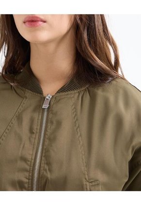 Chaqueta Para Mujer Bomber Color Verde Oliva Marca Seven Seven #28080961
