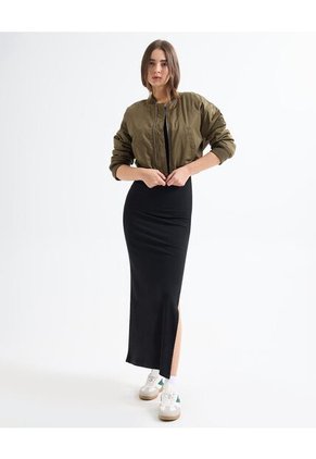 Chaqueta Para Mujer Bomber Color Verde Oliva Marca Seven Seven #28080961