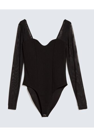 Camiseta Para Mujer Manga Larga Moda Color Negro Marca Seven Seven #28096305 Seven Seven