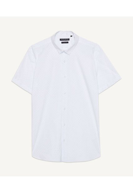 Camisa Para Hombre Manga Corta  Color Blanco Marca Seven Seven #45011905