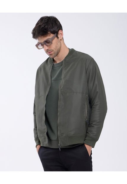 Chaqueta Para Hombre Bomber Color Verde  Marca Seven Seven #45080398