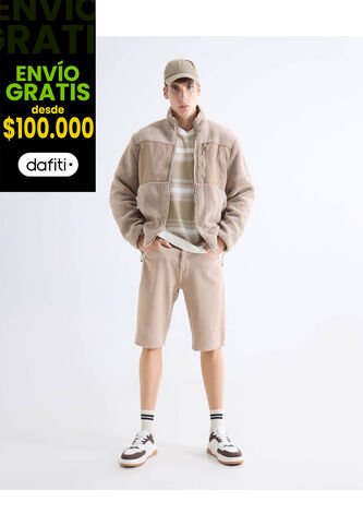 Bermuda Regular En Denim  Para Hombre Arena Seven Seven Seven Seven