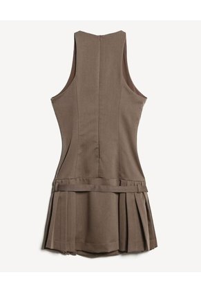 Vestido Para Mujer M/Sisa Corto Color Café Marca Seven Seven #28171420