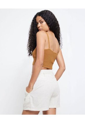 Short Para Mujer  Color Blanco Marca Seven Seven #28190936