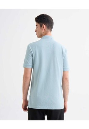 Polo Para Hombre Cuello Tejido Sin Bolsillo Color Azul Marca Seven Seven #45110881