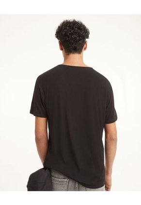 Camiseta Para Hombre Manga Corta Cuello Redondo Color Negro Marca Seven Seven #45090993