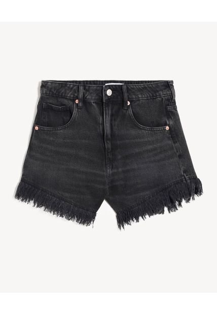 Short Para Mujer Multiusos Punto Color Negro Marca Seven Seven #28191090