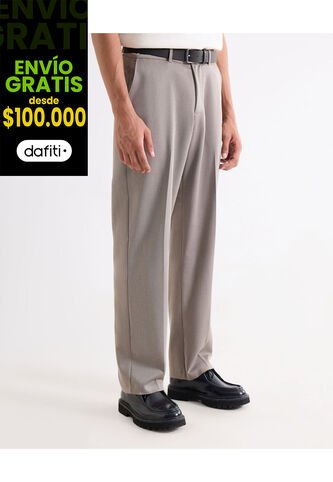 Pantalón Straight Sastrero  Para Hombre Taupe Seven Seven Seven Seven