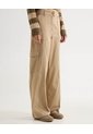 Pantalón Cargo  Para Mujer Arena Seven Seven de Seven Seven