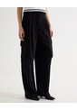 Pantalon Tipo Cargo  Para Mujer Negro Seven Seven de Seven Seven