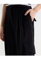 Pantalon Tipo Cargo  Para Mujer Negro Seven Seven de Seven Seven