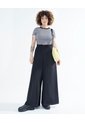 Crop Top A Rayas  Para Mujer Negro Seven Seven de Seven Seven