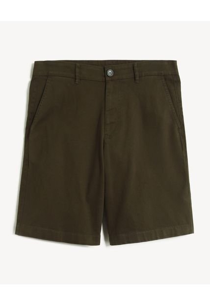 Bermuda Para Hombre Regular Largo Color Verde Marca Seven Seven #45100718