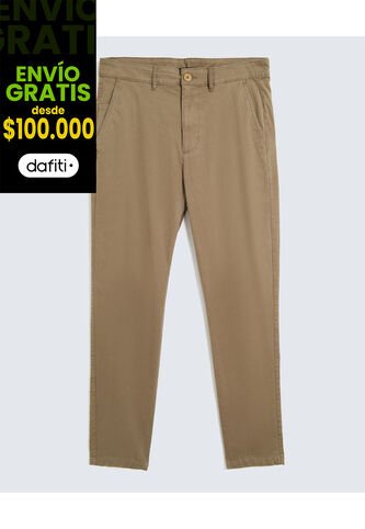 Pantalón Chino  Para Hombre Verde Seven Seven Seven Seven