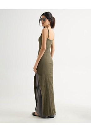 Vestido Para Mujer M/Sisa Largo Color Verde Marca Seven Seven #28171385