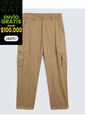 Pantalón Multipocket  Para Hombre Café Seven Seven de Seven Seven