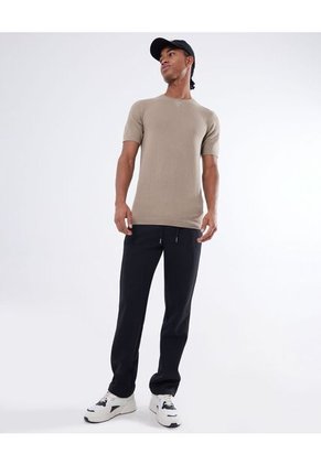 Camiseta Para Hombre Manga Corta Color Avena Marca Seven Seven #45092534