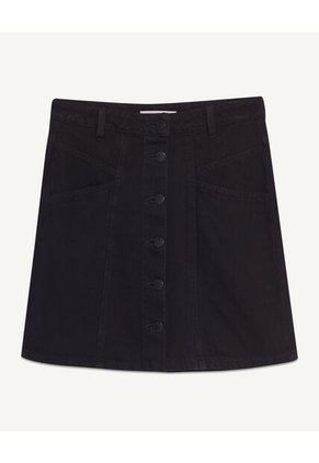 Falda  Para Mujer Corto Color Negro Marca Seven Seven #28140850