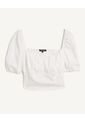 Blusa  Para Mujer Manga Corta Color Crudo Marca Seven Seven #28123719 de Seven Seven