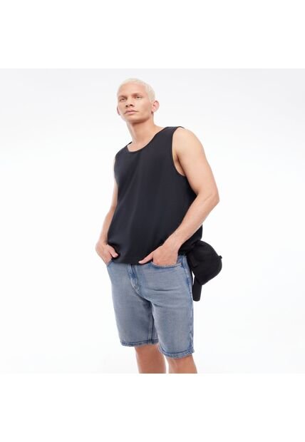 Bermuda Para Hombre Regular Color Azul Medio Marca Seven Seven #45100639