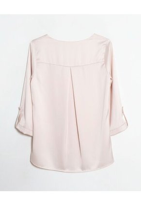Blusa Escote En V  Para Mujer Rosa Seven Seven