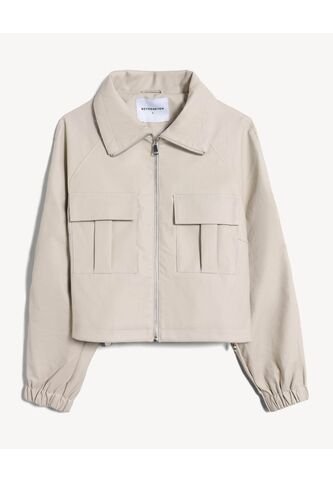 Chaqueta Para Mujer Pu Color Marfil Marca Seven Seven #28080996 Seven Seven