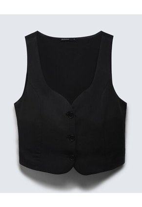 Chaleco Para Mujer  Color Negro Marca Seven Seven #28250117