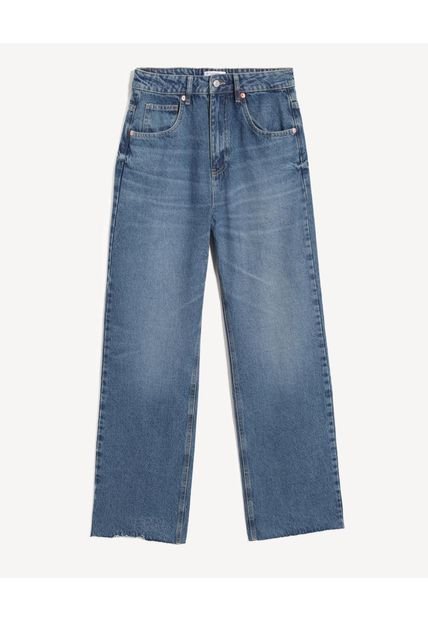 Jean Para Mujer Straight Color Azul Marca Seven Seven #28160973