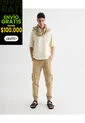 Jogger Cargo Con Bolsillos  Para Hombre Beige Seven Seven de Seven Seven