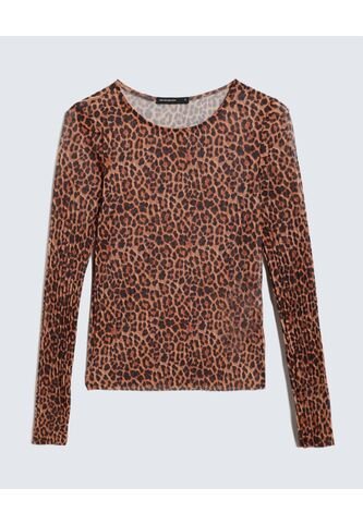 Camiseta Para Mujer Manga Larga Color Naranja Marca Seven Seven #28095981 Seven Seven