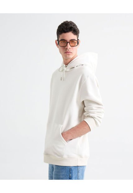 Buzo Para Hombre Hoodie Color Beige Marca Seven Seven #45060700