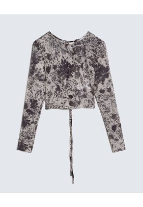 Camiseta Para Mujer Manga Larga Color Cafe Oscuro Marca Seven Seven #28096106