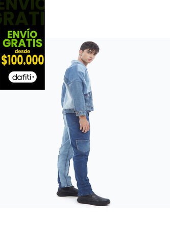 Jean Para Hombre Slim Taper Color Azul Medio Marca Seven Seven #45160470 Seven Seven