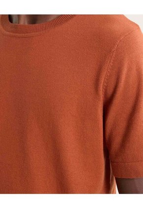 Camiseta Para Hombre Manga Corta Cuello Redondo Color Naranja Marca Seven Seven #45092702